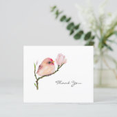 Budget Redpoll Bird All Occaise Bedankt Card (Staand voorkant)