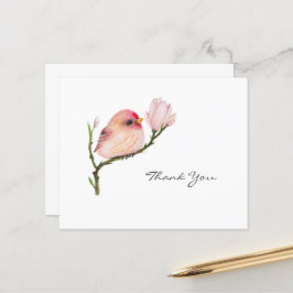 Budget Redpoll Bird All Occaise Bedankt Card