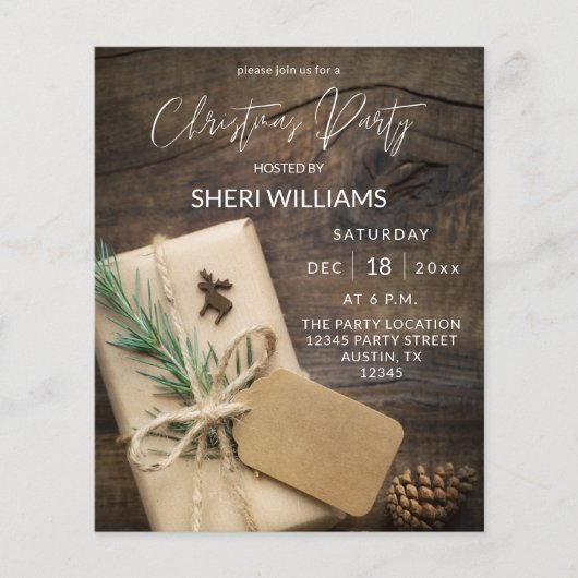 Budget Reindeer & Cadeau Kerstfeest 2 (Voorkant)