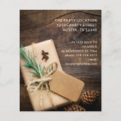 Budget Reindeer & Cadeau Kerstfeest Flyer (Achterkant)