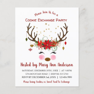 Budget Reindekerstak Exchange Party Flyer