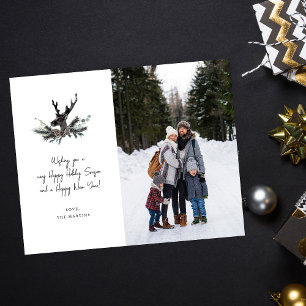 Budget Rendier & Eucalyptus Kerstnotitie Foto V Va Flyer