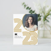 Budget Retro Afstudeerder Klasse Jaar Foto Afstude (Staand voorkant)