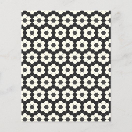 Budget Retro Black White Geometry Engagement Party (Achterkant)