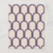 Budget Retro Blush Foto Afstudeer Uitnodiging (Achterkant)