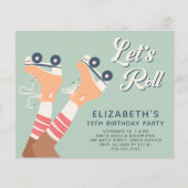 Budget Retro Girls Roller Skating Birthday Party (Voorkant)