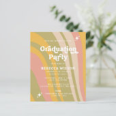 Budget Retro Groovy 70s Graduation Party Foto (Staand voorkant)