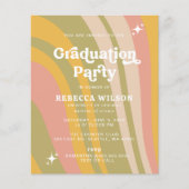 Budget Retro Groovy 70s Graduation Party Foto (Voorkant)