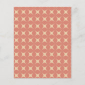 Budget Retro Groovy 70s Patroon Bruiloft Uitnodigi (Achterkant)