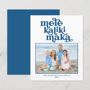 Budget Retro Mele Kalikimaka kerstfoto