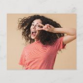 Budget Retro  Oranje Foto GraduPartij (Achterkant)