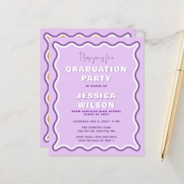 Budget Retro Paars Photo Afstuderen