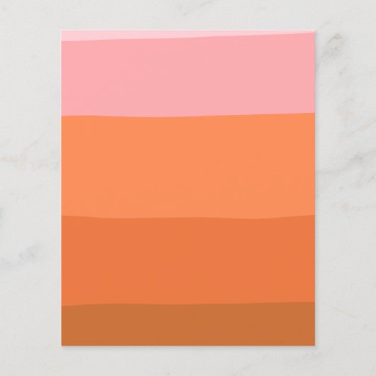 Budget Retro Roze Sinaasappel Afstudeerfeest Uitno (Achterkant)