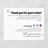 Budget Retro Support Small Business Bedankt (Achterkant)