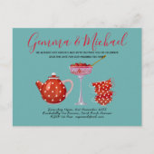 Budget Retro Thee Feest Uitnodiging Rockabilly Jar (Voorkant)