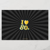 Budget Retro Volledig Geweldige 80s feestuitnodigi (Achterkant)