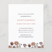 BUDGET Retro Wildflower Arch Foto AFSTUDEERDER Uit Flyer (Achterkant)