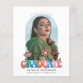BUDGET Retro Wildflower Arch Foto AFSTUDEERDER Uit Flyer (Voorkant)