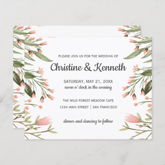 BUDGET REUDZAME OOOG - groene bruiloft (Voorkant / Achterkant)