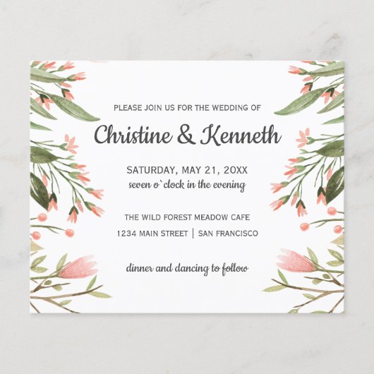 BUDGET REUDZAME OOOG - groene bruiloft (Voorkant)