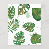 BUDGET Roar, Three-Rex Cute Dinosaur Invitation (Achterkant)