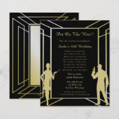 Budget Roaring 20 Flapper Girl Art Deco (Voorkant / Achterkant)