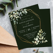 Budget Robuust Eucalyptus & Gold Wedding - Groen