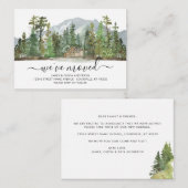 Budget Robuust Forest We hebben New Home Moving ve Notitiekaartje (Voorkant / Achterkant)