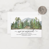 Budget Robuust Forest We hebben New Home Moving ve Notitiekaartje (Voorkant / Achterkant in situ)