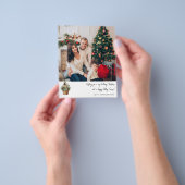 Budget Robuuste kerstboom V Opmerking Foto Flyer (Hand)