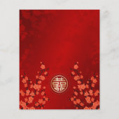 BUDGET Rode Bloesem | Chinese Huwelijk (Achterkant)