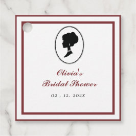 Budget Rode Roos Bloemen Bridgerton Bruidsdouche Bedankjes Labels