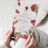 Budget Rode Roos Bloemen Bridgerton Vrijgezellenfe Kaart