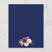 Budget Rode Roos & Gouden Bloem Save the Date Nodi (Achterkant)