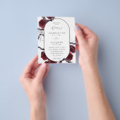 Budget Rode Roos Halloween Vleermuizen Trouwen- Wi Flyer (Hand)