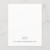 Budget Rode Roos Halloween Vleermuizen Trouwen- Wi Flyer (Achterkant)