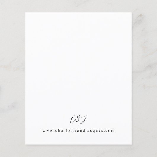 Budget Rode Roos Halloween Vleermuizen Trouwen- Wi Flyer (Achterkant)