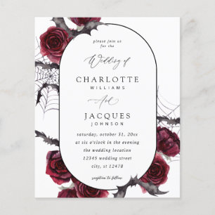 Budget Rode Roos Halloween Vleermuizen Trouwen- Wi Flyer