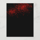 BUDGET Rode Zwarte Ballonnen Confetti Volwassenen  (Achterkant)