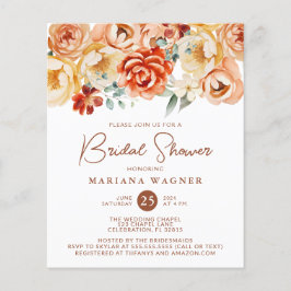 Budget Roest Beige Romantisch Bloemen Vrijgezellen