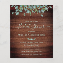 Budget Roestische Greenery Bridal Shower