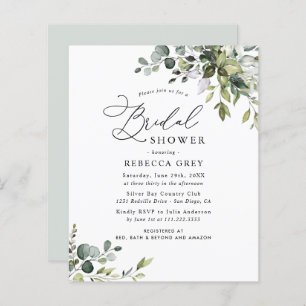 Budget Roestische Greenery Bridal Shower