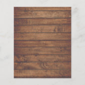 Budget roestvrijzonnebloempel doucheuitnodiging flyer (Achterkant)