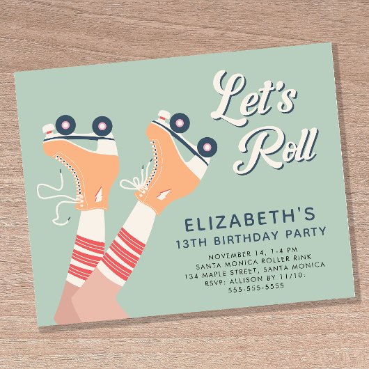 Budget Roller Skating Girls Birthday