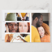 Budget Romantic 4 Wedding Engaged Photos Collage (Voorkant)