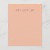 BUDGET Romantic Floral Heart Wreath Weddenschap (Achterkant)