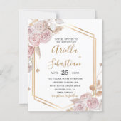 Budget Romantic Floral, Roze Roses Gold (Voorkant)