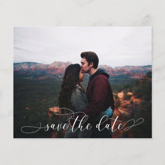 Budget Romantic Script Weddenschap Foto slaat de d (Voorkant)