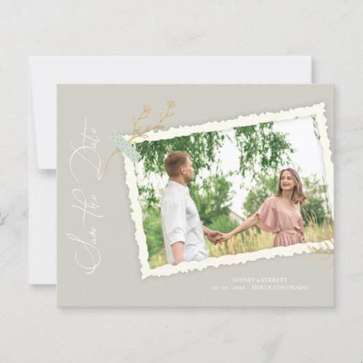 Budget Romantic Vintage Photo Album Scrapbook (Voorkant)