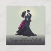 Budget Romantische Gothic Lovers Transport Details Informatiekaartje (Voorkant)